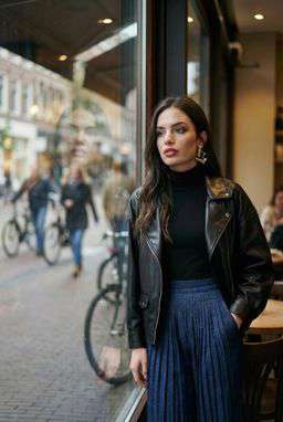 Karla Linen Leather - Sidewalk Café [VAR:1]